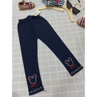 Quần thun ôm xanh đen Mickey nhí 1048