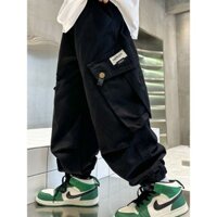 Quần thường ngày cho bé trai, quần cargo cho bé trai, quần áo trẻ em 10 tuổi