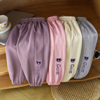Quần thường ngày mùa thu cho bé gái Quần phong cách mới Quần nhiều màu phù hợp