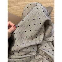 Quần Thường Ngày Nữ Quần Đẹp Thiết Kế Cảm Giác Tình Yêu Chấm Bi Quần Ống Rộng Mùa Xuân Phong Cách Mới Retro Lười Cao Cấp Đi Sàn Thẳng-