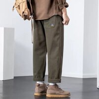 Quần thường ngày thẳng quần áo thoáng khí màu trơn