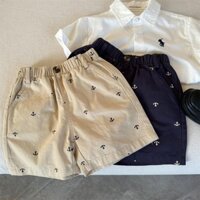 Quần Trẻ Em 2024 Bé Trai Phiên Bản Hàn Quốc Quần Cotton Thương Hiệu Hợp Thời Trang, Quần Short Nước Ngoài, Quần Đi Biển