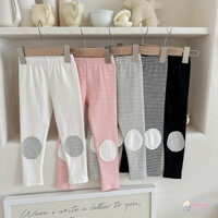Quần Trẻ Em Quần Áo Thu Đông Cho Bé Trai Và Bé Gái Miếng Dán Quần Legging Sọc Tất Cả Trận Đấu Quần