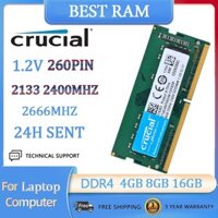 Quan trọng 4GB 8GB 16GB DDR4 2400Mhz 2666 MHz 2133 MHz 1Rx8 Notebook RAM SODIMMaptop Memory