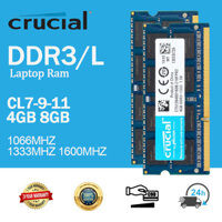 Quan trọng 4GB 8GB RAM DDR3 DDR3L 1600Mhz 1333Mhz 1066Mhz LAPTOP RAM PC3 PC3L 8500S 10600S 12800S 1.5 1.35V SO-DIMM Bộ nhớ RAM mật độ thấp