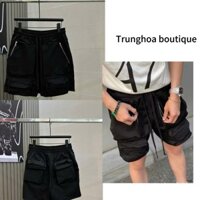 Quần Túi Hộp Cargo Pant Dạng Quần Đùi Chất Kaki Mát Mẻ Phối Túi Hộp