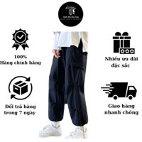 Quần túi hộp hip hop nam nữ quần ống rộng kaki thể thao  có dây kéo dưới ống Tí fashion Man