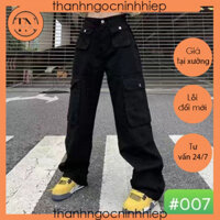 Quần túi hộp nữ, quần kaki túi hộp nữ dáng xuông phong cách xinh đẹp