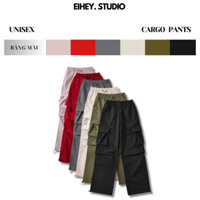 QUẦN TÚI HỘP ỐNG RỘNG CHẤT KAKI MỊN CO GIÃN có dây rút form rộng phong cách hiphop 2024 nhiều màu