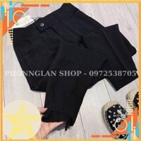 Quần Vải Bagy Cúc lệch Gấu Thấp Gấu Cao Chất Tuyết Mưa Style Hàn Quốc Cho Nữ