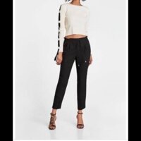 Quần vải cát nữ dáng jogger dư xịn