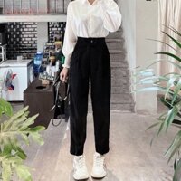 quần vải đi học quần tây baggy nữ