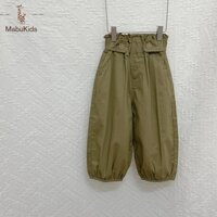 Quần vải kaki màu xanh oliu cho bé SK10