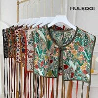 Quấn vai, Khăn quàng cổ có thể tháo rời, Áo sơ mi cổ điển thêu thời trang cổ điển cổ giả dành cho nữ