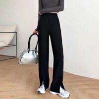 quần vải xẻ tà