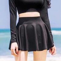 Quần, váy bikini đi biển, đồ bơi cho nữ màu đen, Mrsmile