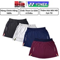 Quần Váy Cầu Lông Yonex Nữ Chính Hãng  - Màu Tím Than - Chất Vải Mềm Mịn - Thun Co Giãn Tốt - Thoáng Khí Nhanh