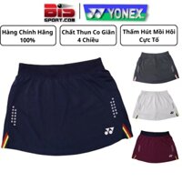 Quần Váy Cầu Lông Yonex Nữ Chính Hãng  - Màu Xanh Đậm - Chất Vải Mềm Mịn - Thun Co Giãn Tốt - Thoáng Khí Nhanh