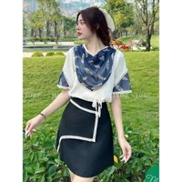 QUẦN VÁY ĐEN ĐẮP VẠT [MINOR GISELLE]