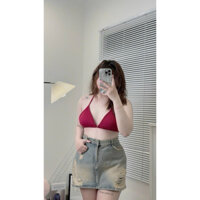 QUẦN VÁY JEANS BIGSIZE rách nhẹ hai bên CHUPPY [55_90kg]