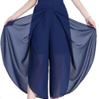 Quần voan ống rộng