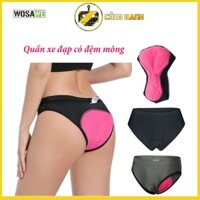 Quần xe đạp nữ có đệm mông êm ái chính hãng Wosawe