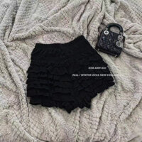 Quần xếp ly chun tầng