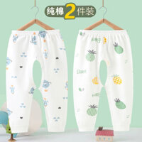 Quần xuân thu cho bé quần xẻ đáy quần áo bên ngoài, cotton nguyên chất, bé trai và bé gái, trẻ sơ sinh mùa thu đông và