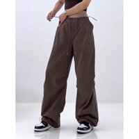 quần y2k ống rộng quần túi hộp nữ quần dù 2023