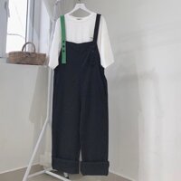 Quần Yếm Dây Phối Màu Siêu Đáng Yêu Korean Style [HÌNH THẬT]