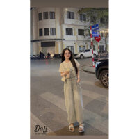 Quần Yếm Jean Baggy Xanh Nhạt [Sẵn Ship]