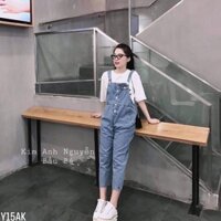 Quần Yếm Jean Bò Dáng Baggy Dài S184