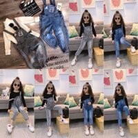 Quần Yếm Jean Không Kèm Áo Cho Bé Trai Bé Gái