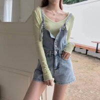 QUẦN YẾM JEAN SHORT DÂY MẢNH PHONG CÁCH 2049