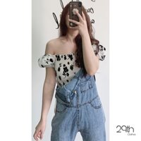 QUẦN YẾM JEANS DÀI 2 MÀU