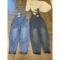 Quần yếm jeans lưng cao (có bigsize )