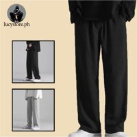 Quần yếm nam dáng rộng Quần mùa hè Hợp thời trang thẳng ống rộng nam Quần thể thao
