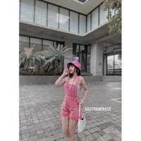 Quần Yếm Short Bò Nữ