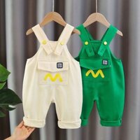✿Quần yếm trẻ em mùa xuân thu Quần yếm nam nữ Quần yếm bé siêu dễ thương Quần yếm bé dễ thương✿3.14