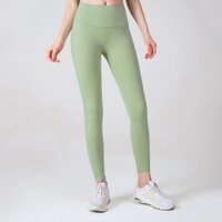 Quần yoga nữ lưng cao tập thể dục quần legging thể thao khô nhanh