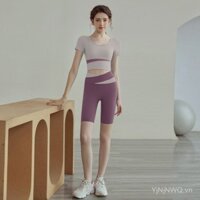 Quần Yoga ôm bụng và mông kiểu mới cho tóc thẳng bó sát [5 điểm mặc ngoài cho nữ] Bộ đồ tập gym cạp cao xưởng