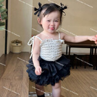 Quảng châu Set áo 2 dây+ chân váy Tutu siêu xinh cho bé hàng QC