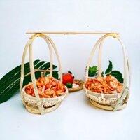 Quang gánh tre trang trí,chụp hình