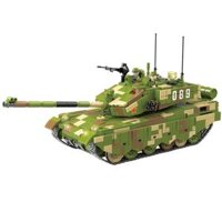 QuanGuan 100189 Quan Guan 100189 non Lego XE TĂNG 99A bộ đồ chơi xếp lắp ráp ghép mô hình Military Army 99A TANK Quân Sự Bộ Đội 1916 khối