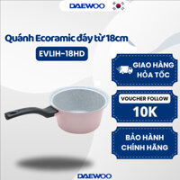 Quánh Ecoramic đáy từ 18cm (hồng) EVLIH-18HD