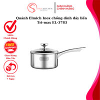 Quánh Elmich Inox 2 lớp chống dính đáy liền Tri-max EL-3783 size 14cm Nồi nấu bột
