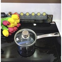 Quánh Elmich Inox 2 lớp chống dính đáy liền Tri-max EL-3783 size 14cm