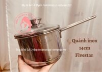Quánh inox 14cm Fivestar