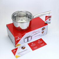 Quánh inox 304 cao cấp 5 đáy Kalpen Lermat L16 size 16cm