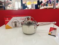 Quánh inox 304 chống dính 5 đáy cao cấp Kalpen Lermat L14
